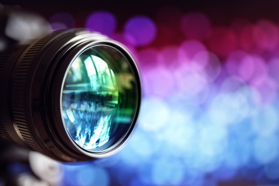 Colorful Camera Lens